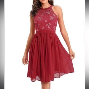 Beautiful red party dress